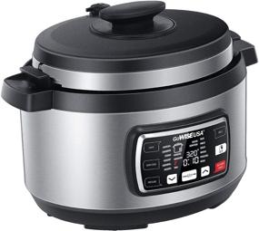 img 2 attached to GoWISE USA GW22709 Ovate 9.5-Qt 12-in-1 Electric Pressure Cooker Oval: Slow Cook, 🥘 Rice, Yogurt, Egg, Saute, Steamer & More! Includes Accessories & Recipes - Stainless Steel