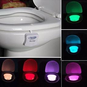 img 3 attached to 🚽 Top-rated Motion-Activated Toilet Night Light: Best Toilet Nightlight for Enhanced Illumination