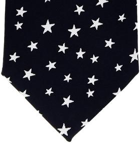 img 2 attached to 👔 8-10 Years Classic Stars Retreez Woven Microfiber Boy's Tie