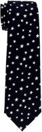 👔 8-10 years classic stars retreez woven microfiber boy's tie logo