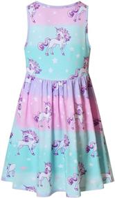 img 3 attached to 🦄 Enchanting Unicorn Dresses: Perfect Birthday Outfits for Girls' Clothing