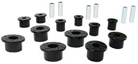 img 3 attached to 🔧 Nolathane REV165.0008 Rear Leaf Spring Bushing Kit - Black