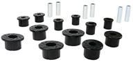 🔧 nolathane rev165.0008 rear leaf spring bushing kit - black logo