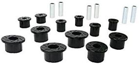 img 2 attached to 🔧 Nolathane REV165.0008 Rear Leaf Spring Bushing Kit - Black