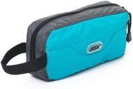 💼 gox travel toiletry bag, dopp kit case, ultra-light cosmetics bag makeup organizer - turquoise logo