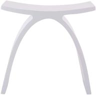 🚿 dax solid surface shower stool - standfree design, matte white finish - 16-3/4 x 16-3/4 x 9 inches (dax-st-01) logo