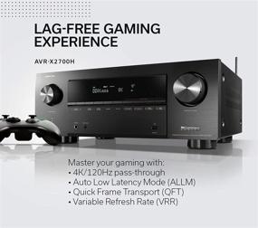 img 1 attached to Denon AVR-X2700H 8K Ultra HD 7.2 Channel (95W x 7) AV Receiver 2020 Model - Optimized for Gaming, Music Streaming, 3D Audio & Video, Alexa + HEOS