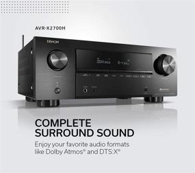 img 2 attached to Denon AVR-X2700H 8K Ultra HD 7.2 Channel (95W x 7) AV Receiver 2020 Model - Optimized for Gaming, Music Streaming, 3D Audio & Video, Alexa + HEOS