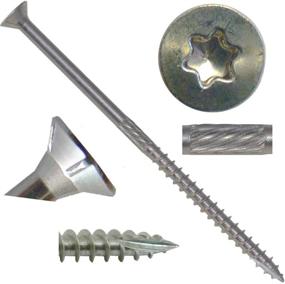 img 4 attached to 🔩 Enhanced Silver Stainless Steel Screw Drive Fasteners for Optimal Screw Performance