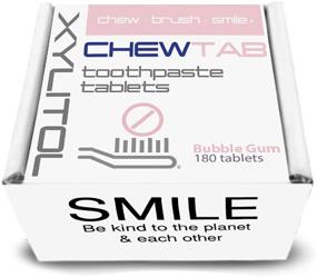 img 3 attached to 🦷 Weldental Chewtab Toothpaste Tablets Bubble Gum Refill: Convenient Oral Care on the Go!