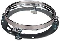 🏍️ sunpie 7-inch chrome round headlight mounting bracket for harley motorcycle headlight logo