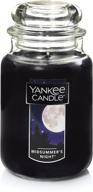🕯️ yankee candle midsummer's night large jar candle - black logo
