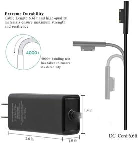 img 1 attached to 💡 Sehonor Surface Pro Charger 65W: Compatible Power Adapter for Surface Pro 3/4/5/6/7/X, Surface Laptop 1/2/3/Tablet - Works with 65W/44W/36W/24W