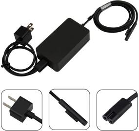 img 3 attached to 💡 Sehonor Surface Pro Charger 65W: Compatible Power Adapter for Surface Pro 3/4/5/6/7/X, Surface Laptop 1/2/3/Tablet - Works with 65W/44W/36W/24W