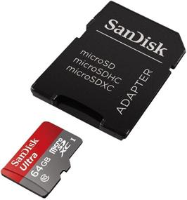 img 1 attached to Высокоскоростная запись без потерь: карта SanDisk 64 ГБ MicroSDXC для смартфона BlackBerry Q10 с адаптером SD (UHS-1 класс 10, 30 МБ/сек)