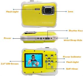 img 1 attached to ISHARE Waterproof Digital Boys（Yellow 2×Batteries）