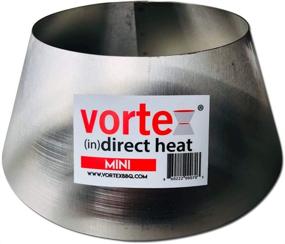 img 4 attached to Enhance Your BBQ Experience with the Mini BBQ Vortex Charcoal Grill Accessory 🔥 Cone - Perfect for BGE Kamado, Jumbo Smokey Joe - Made in the USA