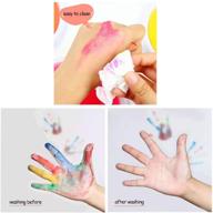 ahumans 8-цветный резиновый моющийся отпечаток пальца логотип