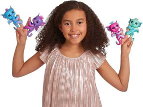 img 1 attached to Fingerlings Glitter Dragon Interactive Collectible Puppets & Puppet Theaters for Finger Puppets