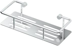 img 3 attached to 🛁 Gatco 1432 Elegant Chrome Shower Shelf, 10-inch