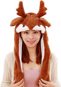 img 1 attached to JOYHY Plush Hats & Caps: 🎩 Fun and Functional Accessories for Kids and Adults