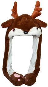 img 4 attached to JOYHY Plush Hats & Caps: 🎩 Fun and Functional Accessories for Kids and Adults