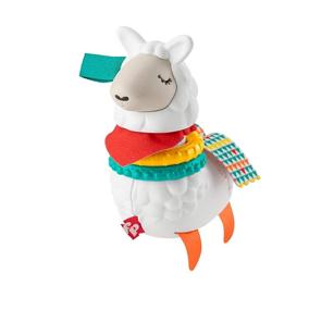 img 1 attached to 🦙 Fisher-Price Click Clack Llama Toy in White, Green, Red, Yellow - 5.5 x 2.13 x 7 inches, weighing 0.1874 pounds