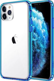 img 4 attached to Mkeke Clear iPhone 11 Pro Case – Ultimate Protection in Blue for 5.8 inch Screen