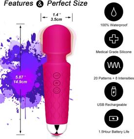 img 1 attached to Brilliant_Point Mini Wand Massager Rechargeable