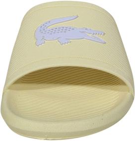 img 3 attached to Слайдер Lacoste Croco среднего размера: стильная и комфортная обувь для летнего настроения