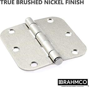 img 2 attached to Brahmco Pack Satin Nickel Hinges