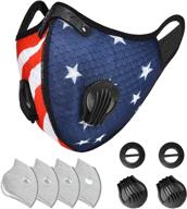 breathable cloth cover with valves and filters, us flag - utotebag logo