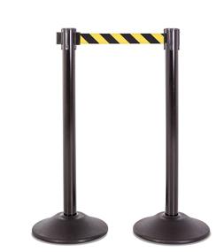 img 4 attached to 🚧 US Weight Heavy Duty Premium Steel Stanchion With 7" - Enhancing Crowd Control Safety and Efficiency