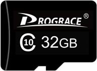 📸 prograce micro 32gb sd card – class 10 tf card memory for kids camera logo