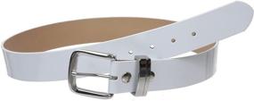 img 1 attached to Nickel Synthetic Patent Leather Fashion Women's Accessories for Belts