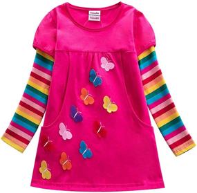 img 4 attached to UnionKK Casual Cotton Outfit Dresses Apparel & Accessories Baby Boys