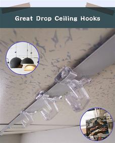 img 3 attached to 🧲 Versatile Clear Ceiling Hooks for Classroom Decorations & Industrial Hardware – Simplify Your Hanging Solutions!