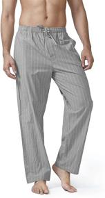 img 3 attached to DAVID ARCHY Cotton Pajama Moonlight Men's Clothing for Sleep & Lounge