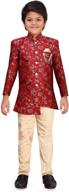 aj dezines indian sherwani 7037_red_7 boys' clothing for clothing sets logo