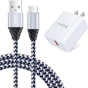 img 4 attached to Fast Charge 3.0 Charger Block + 6ft USB Type C Fast Charging Cable for Samsung Galaxy S21 5G/S21 Ultra/S21+/S20 FE/S20 Note 21 20 Ultra A12 A32 A52 A21 A51 A11 A20 A10E A50 S10 S9 S8