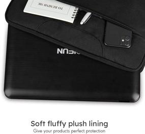 img 3 attached to 📺 BOIFUN 17.5 Inch Portable DVD Player Carrying Bag - Travel Laptop Sleeve & Carry On Handle Case for Computer Notebook MacBook, Black