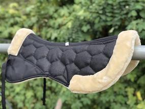 img 1 attached to TGW RIDING Faux Fur/Sheepskin Half Pads for Horses