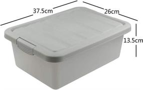 img 2 attached to Sandmovie Quart Plastic Storage Containers