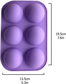 img 3 attached to Полусферическая силиконовая форма для шоколада