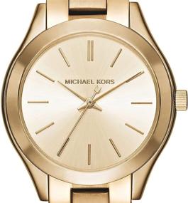 img 2 attached to ⌚ Michael Kors Mini Slim Runway Watch in Stainless Steel