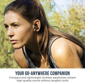 img 3 attached to MEE audio M9B Bluetooth Wireless in-Ear Headphones: Noise Isolation, Headset Mic, Bluetooth 5.0, 9 Hour Battery (Latest Version)