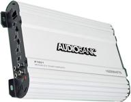 мощный автомобильный стереоусилитель audiobank monoblock 1600w amp class ab p1601 - высокое качество, пульт ду для включения/выключения, теплоотвод из алюминиевого сплава большой прочности логотип