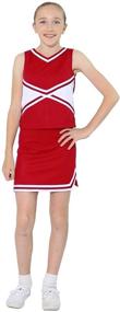 img 2 attached to Danzcue Girls Double Uniform: 👗 Medium-sized Girls' Clothing for Exceptional Style