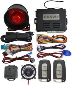 img 4 attached to 🚗 BANVIE PKE Car Alarm System with Remote Engine Start and Push to Start Stop Button: The Ultimate Solution for Keyless Entry, Alarm Security, and Convenient Engine Control