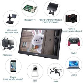 img 2 attached to JOHNWILL 11.6-inch IPS LCD Monitor 2560X1440 - Portable Computer Display Screen 🖥️ with HDMI/USB & Built-in Speaker for Laptop PC, PS4, PS3, Xbox Ones, Raspberry Pi